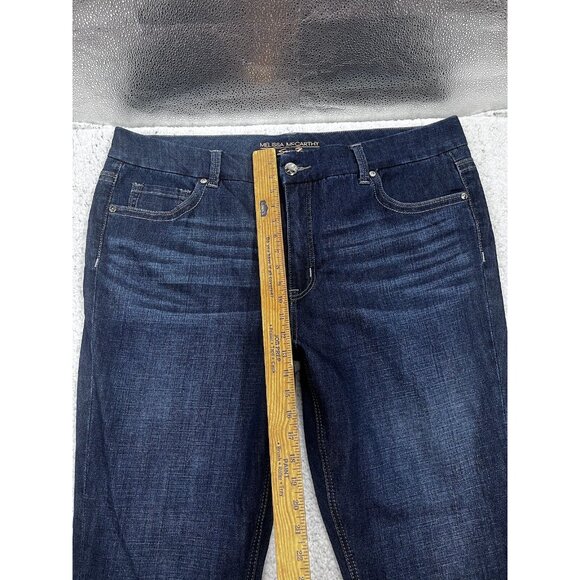 Melissa McCarthy Seven Dark Wash Slim Boot Denim Jeans Size 22 - Picture 4 of 12